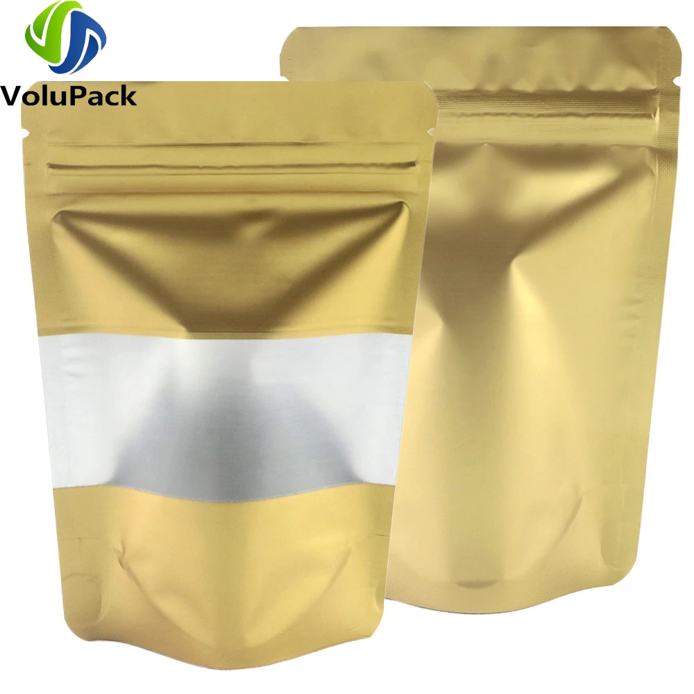 Aluminium Foil Packaging Pouches Stand Up Gift Pouch Eco-friendly Plastic Mylar Bags Top Quality Food Storage Bags With Zip Lock