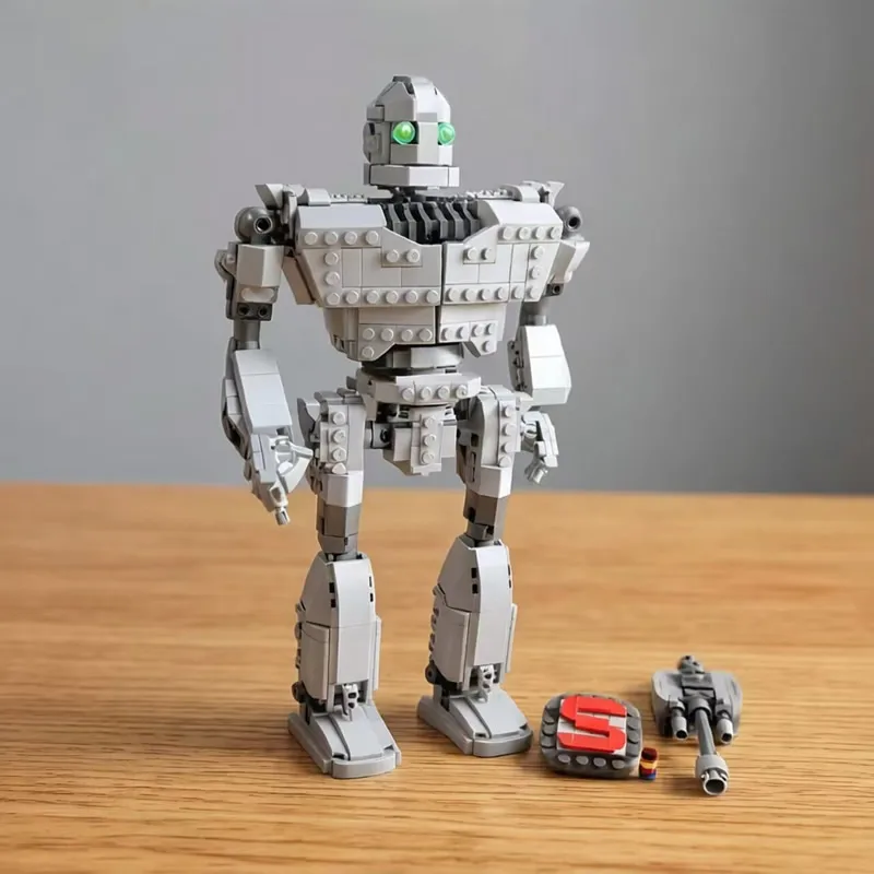 803pcs Giant Mecha Robot Building Blocks Heavy Armor Warrior Model Bricks DIY Assembly Creative Toy Collectible Gift