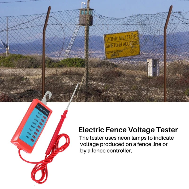 جهاز اختبار جهد السياج الكهربائي BNVN لخطأ سياج الطاقة الشمسية لحديقة المزرعة