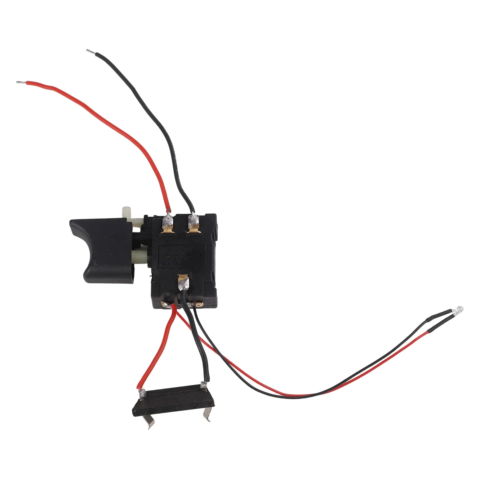 Electric Power Tool Trigger Switch with Speed Control Push Button for Cordless Drills Replacement Part 7 2V 24V DC