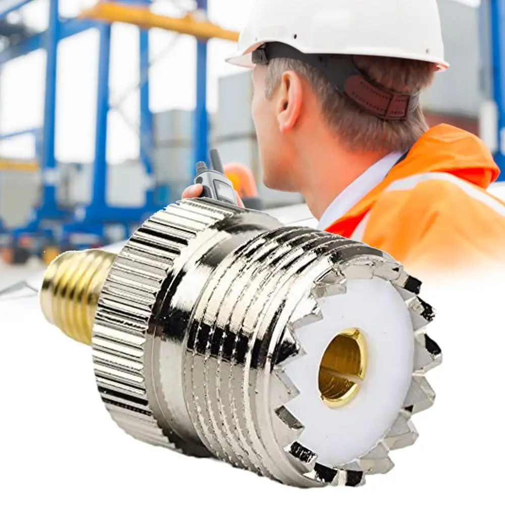 1/2/5 pces coaxial rf walkie-talkie antena adaptador sma fêmea para so239 fêmea uhf jack so-239 conector de cabo de antena para UV-5R