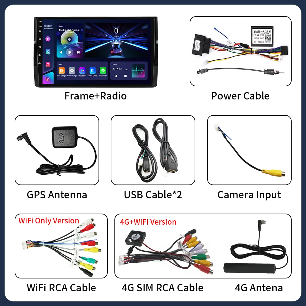 Android 16 Multimedia Auto RadioFür Skoda Kodiaq 2016-2018 Carplay 4G Wifi GPS RDS DVD autoradio stereo DSP