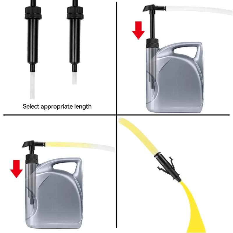 Automotive Oil Extractor Manual Siphon Pump Gallon Bottle And Wide Mouth Quarter Bottle Gear Oil Pump Automotive Parts