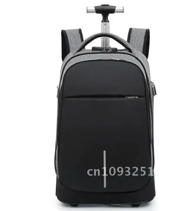 Inch Luggage backpack 18 Rolling School Trolley Bag wheeled teenagers school wheels Bag Bags Travel Trolley with for backpack