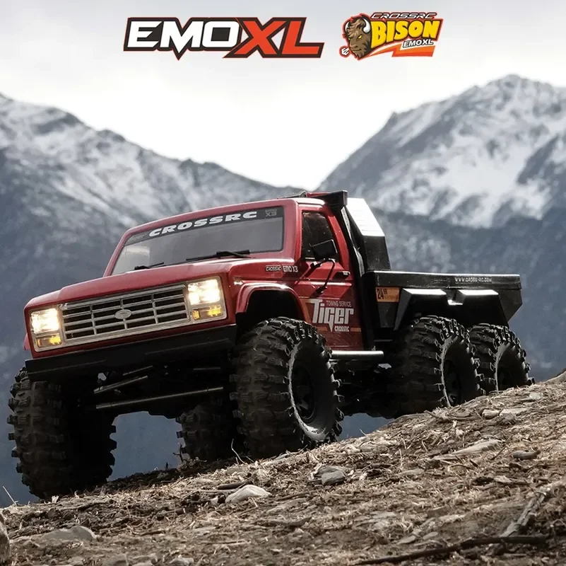 

Crossrc Emo Xl 1/8 Scale 6x6 Simulation Climbing Electric Off-Road RC Car Toy Model Big Wild Bull Remote Control Vehicle