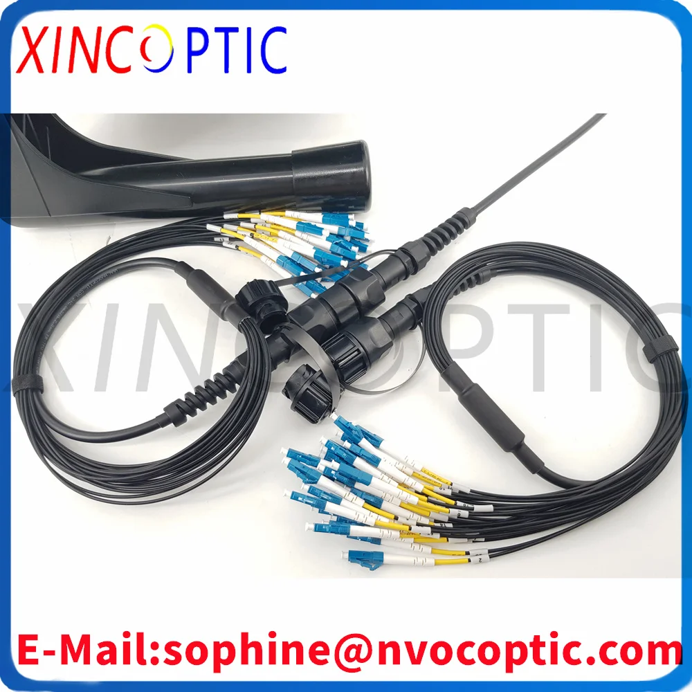 

G675A1,24C,7.0mm Mini TPU Armored Cable,150M,ODVA-MPO Female to ODVA-MPO Female Fiber Patch Cord Connector With PCD380 Reel