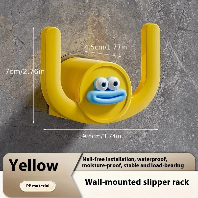 1 Stück Cartoon Hausschuhe Haken Badezimmer Slipper Rack Dusche Lagerung Organizer Schuhhalter Entwässerung Ständer für Badezimmer und Schlafzimmer – Detail 6