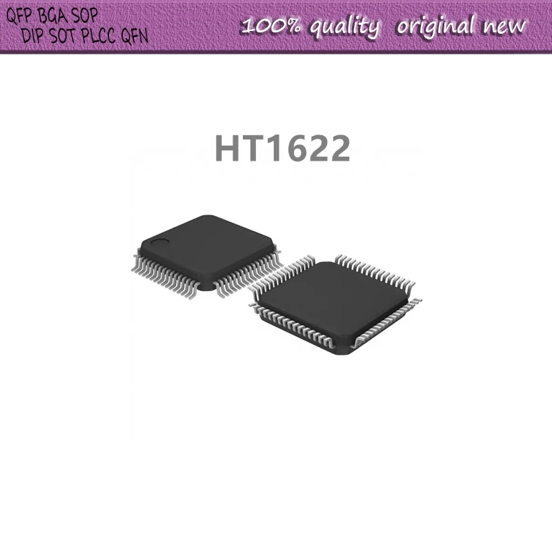 10Pcs/Lot   HT1622 1622  LQFP64