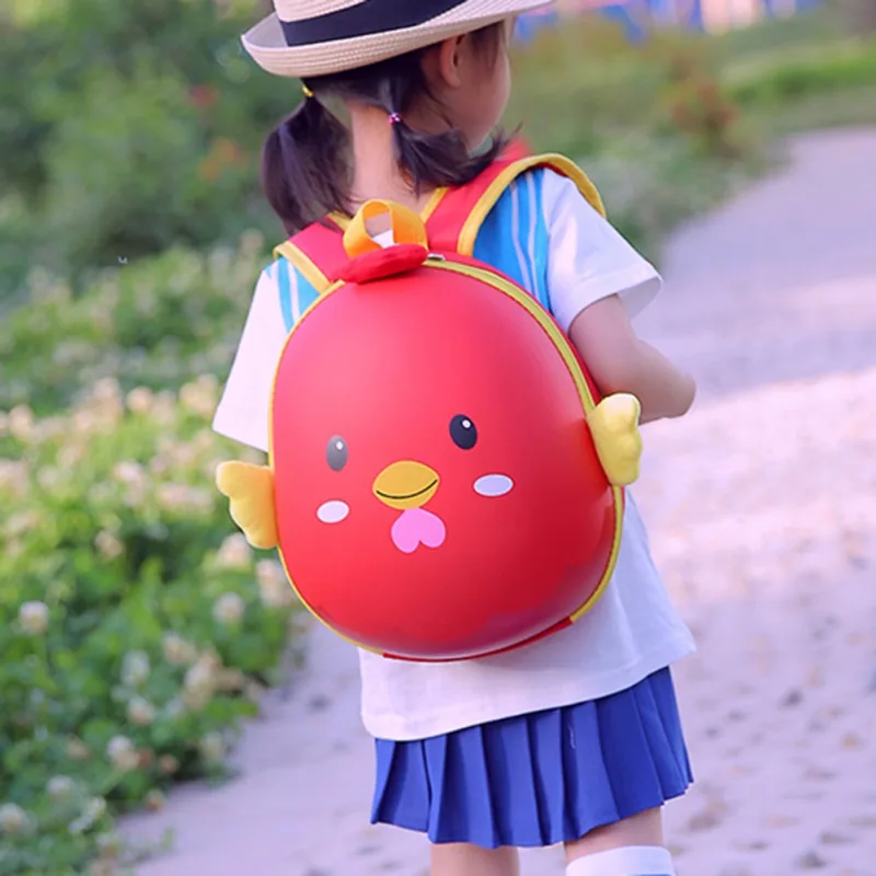 Kids Backpack Cute Cartoon Chick Shell Waterproof Bag Backpack Children Boys Girls Preschool Kindergarten Gift Casual Bags