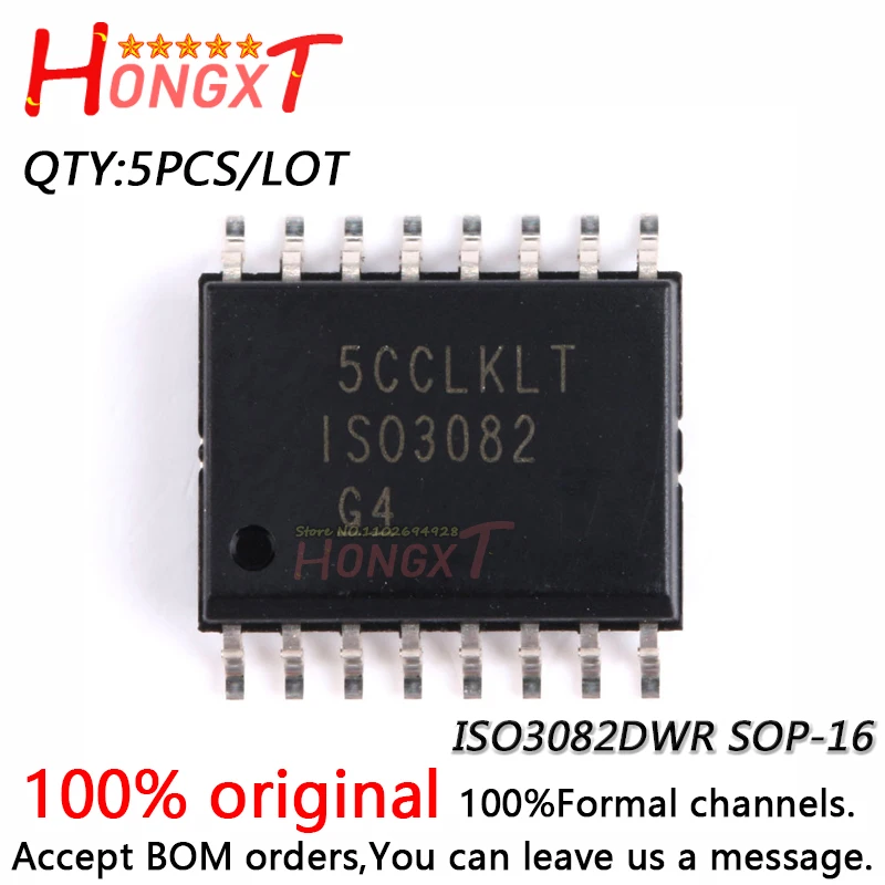 5PCS 100% NEW ISO3082DWR SOP-16.Chipset