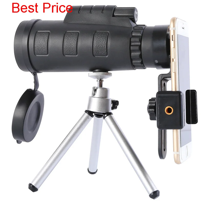 

20Pcs 10x Single Barrel Focusing Telescope Mobile Camera Hd Mini Outdoor Bird Watching 50x60