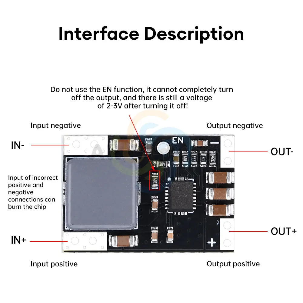 DC-DC Boost Power Module 5V/12V High-Power Lithium Battery Boost DC-DC Step up Conversion Module