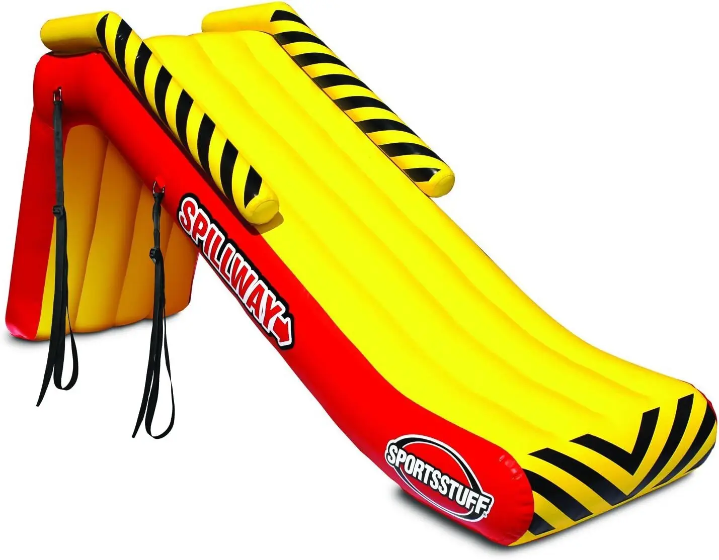 Spillway Dock Slide, Boat Slide, Inflatable Pontoon Slide, Yellow