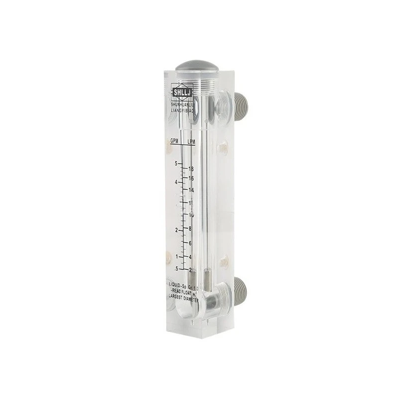 Panel type liquid plexiglass flow meter Not corrosion resistant LZM-15 without valve