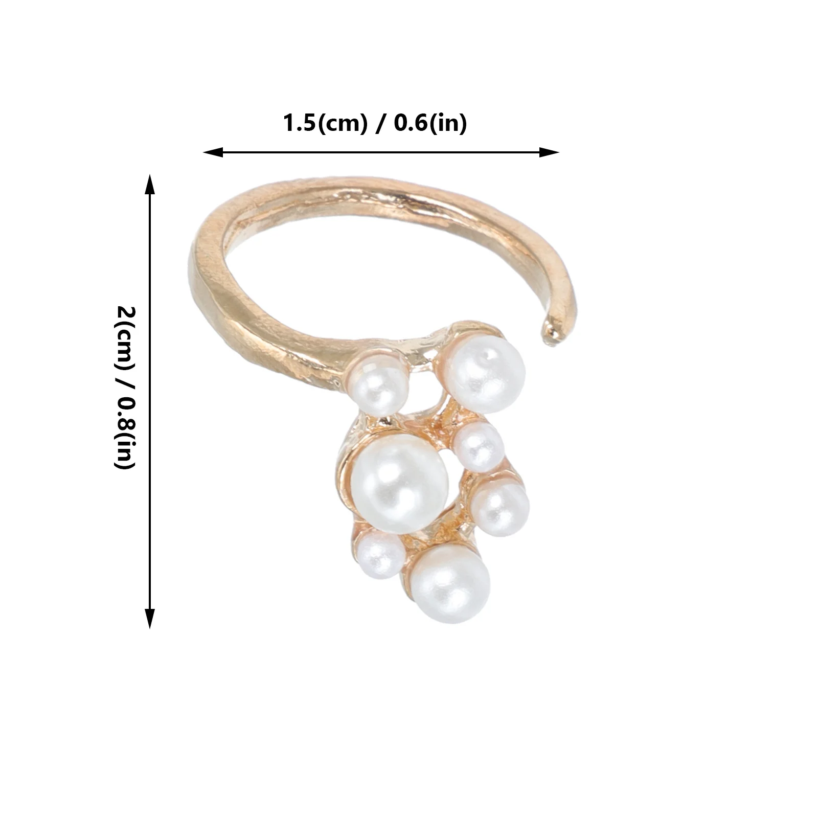 

16Pcs Women's Pearl Ring Set Shape Adjustable Knuckle Rings for Daily Party Wear Exquisite Fashion Jewelry Gift