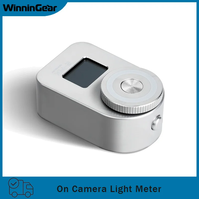 AstrHori XH-2 op camera-lichtmeter OLED-display Real-time lichtmeter met koude schoen voor fotografie
