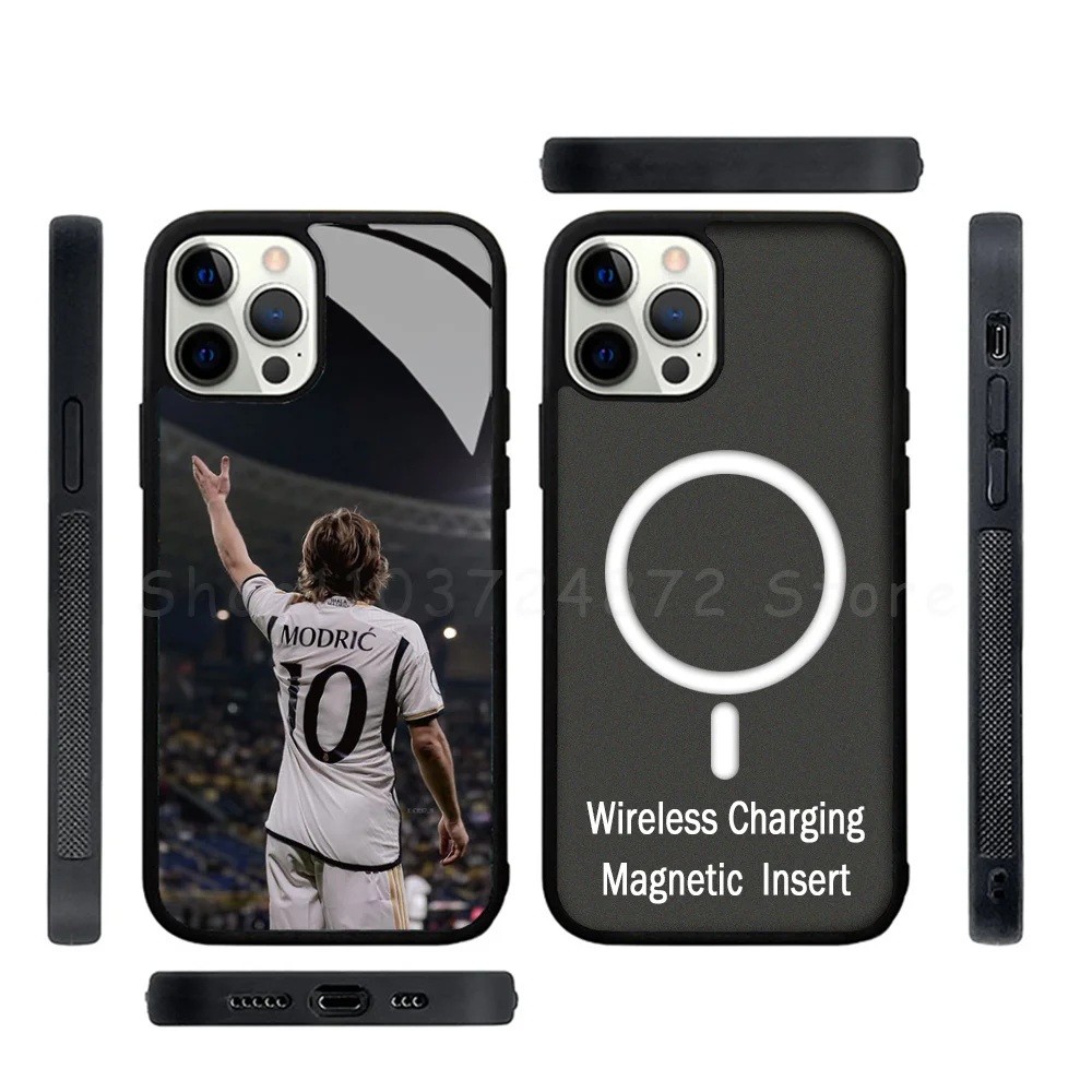 

L-Luka M-Modric Phone Case Strong Magnetic For IPhone 15 14 13 Pro Max Mini Alex Mirror For Magsafe Wireless Charging Cover