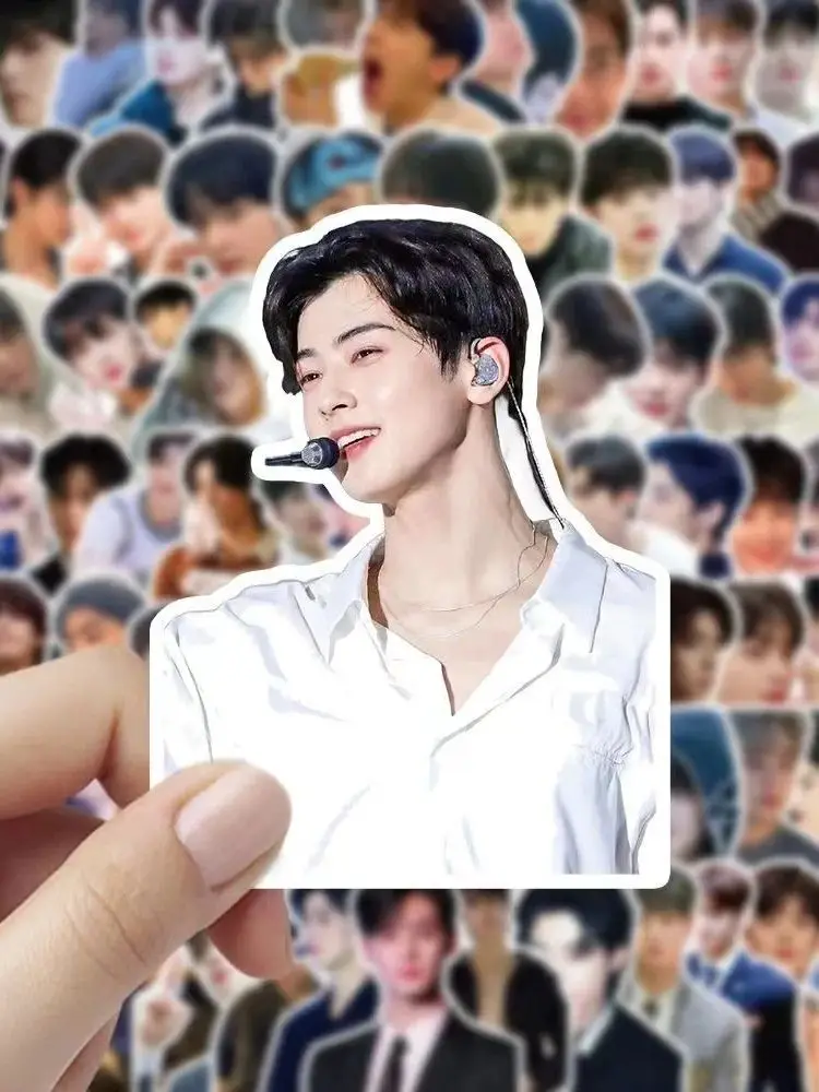 Cha Eunwoo mobile phone case computer one decorative hand account sticker