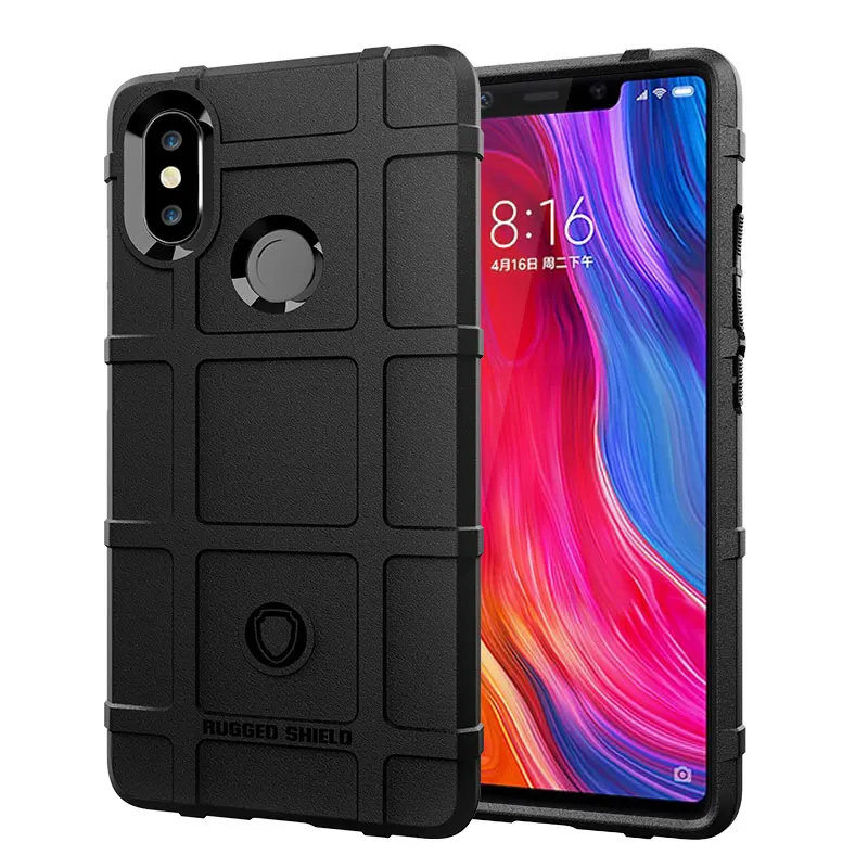 

Armor Shield Case for Xiaomi 8se Mi 8 SE Anti Knock Silicone Soft Back Cover for Mi8 se Heavy Duty Shockproof Phone Cases