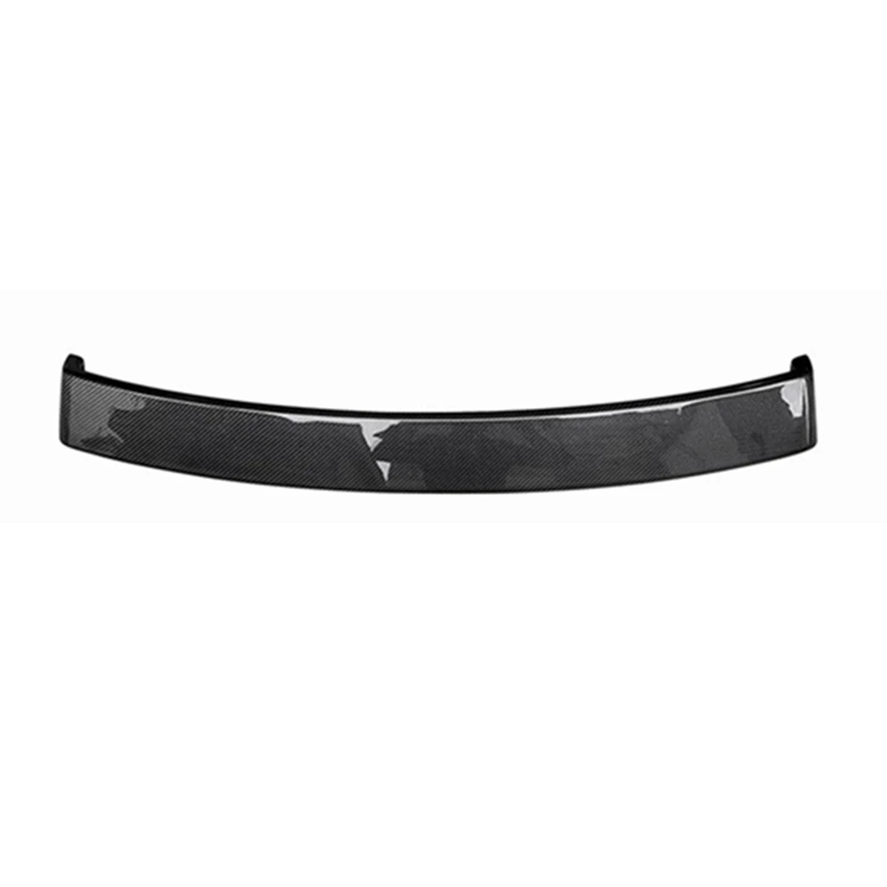 Spoiler de fibra de carbono do teto traseiro, Primer FRP, Preto lustroso forjado, Asa do tronco de fibra de carbono, BMW Série 2, G42, G87, M2, 2021-2024