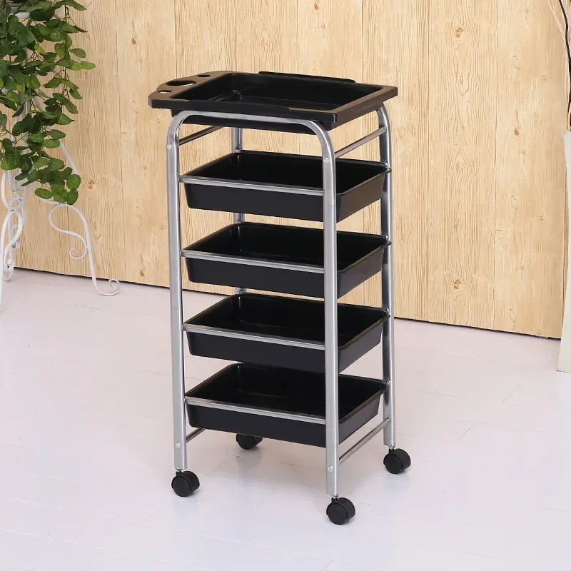 Multi-purpose Bar Organizer Trolley Cart Tool Wheels Salon Trolley Organizers Beauty Salon Tray Commercial Furniture 미용실 카트