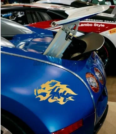 

4x4 Wild Boar Totem Fangfang Hunting Pig Car Sticker Waterproof PVC Off road 4x4 Car Motorcycle Truck