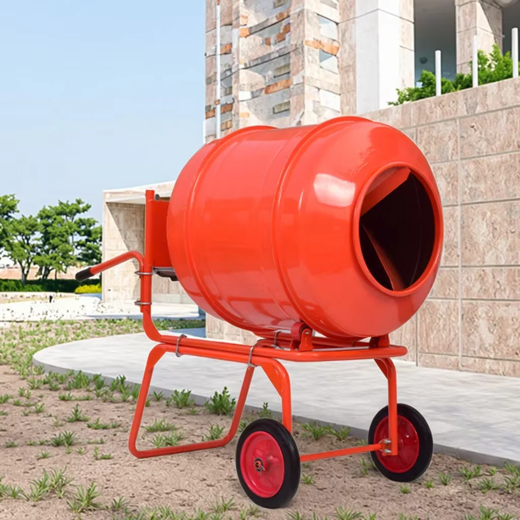 350L Hand Push Horizontal Smal - Concrete Mixer Small recension och pris