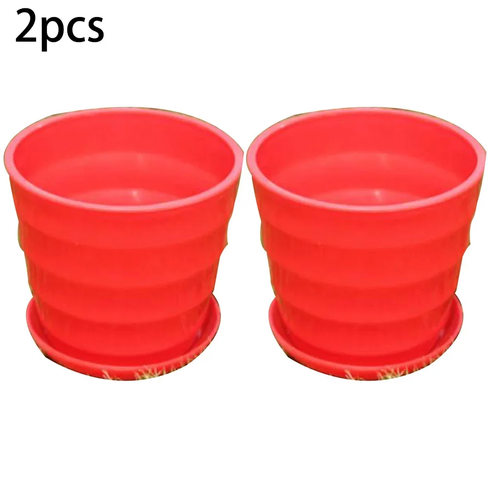 Brand new High quality Flower Pot 2Pcs Succulents Thicken Breathable Home Imitation Nursery Plants Root growth