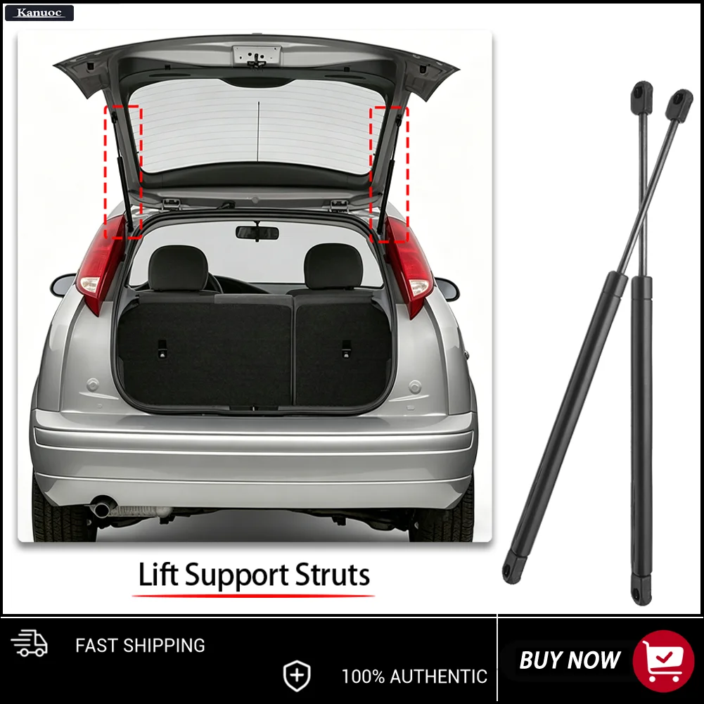 2Pcs/set Car Rear Tailgate Gas Struts Lift Support Rods For Ford Focus MK1 Hatchback ZX3 ZX5 SVT SE SES S2 1998-2004 Accessories