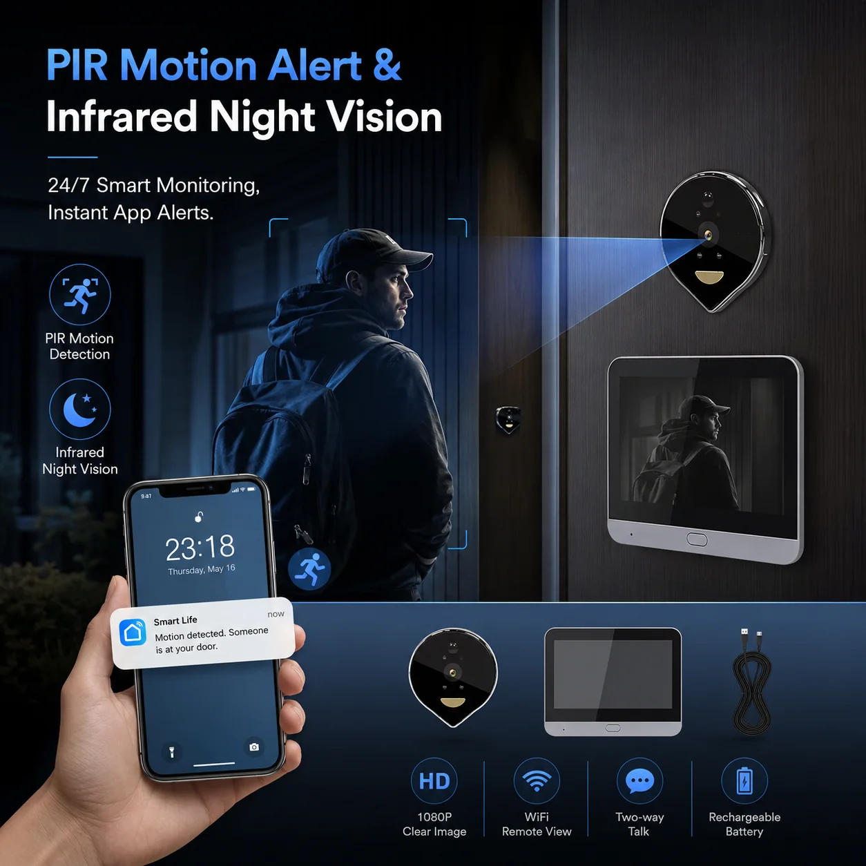 Tuya SmartLife Home 5MP WiFi P - Smart Home Cctv Camera ulasan dan harga