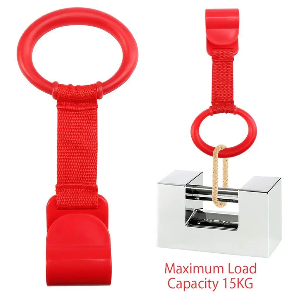 4 Pieces Baby Pull Rings Cribs Balance Training Ring Toddler Stand Walking Aiding Tool Hanging Handles Pendant Home