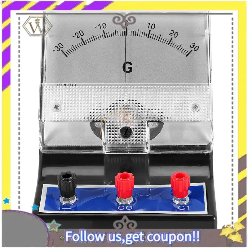 New Analog Ammeter Pointer Type Electrical Current Ampere Tester Sensitive Amperemeter Microammeter Galvanometer