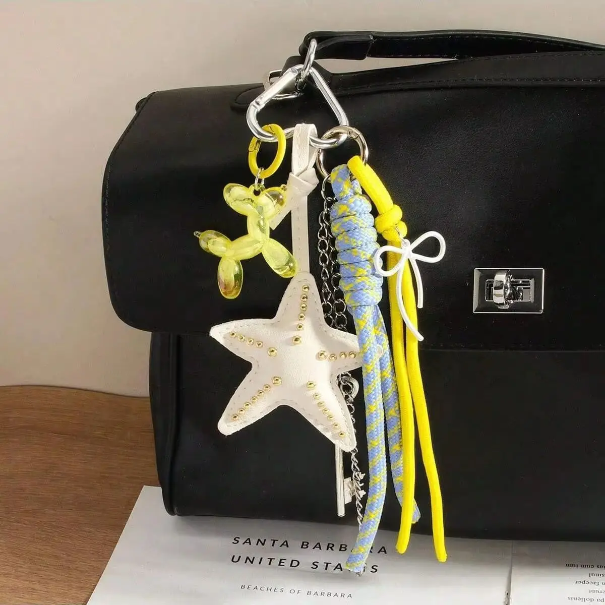 starfish-balloon-dog-woven-rope-bag-pendant-ins-style-cute-high-end-keychain-bag-decoration-accessory