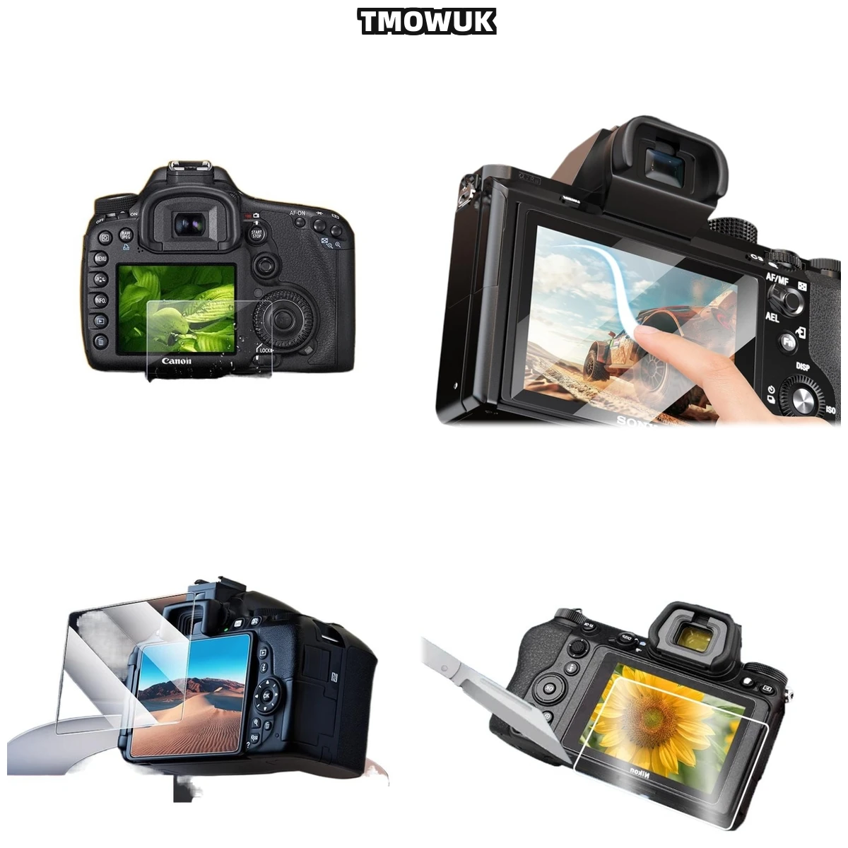 

For Nikon Z30 ZFC Full Coverage 9H Hardness Screen Protector, Maximum Protection Film