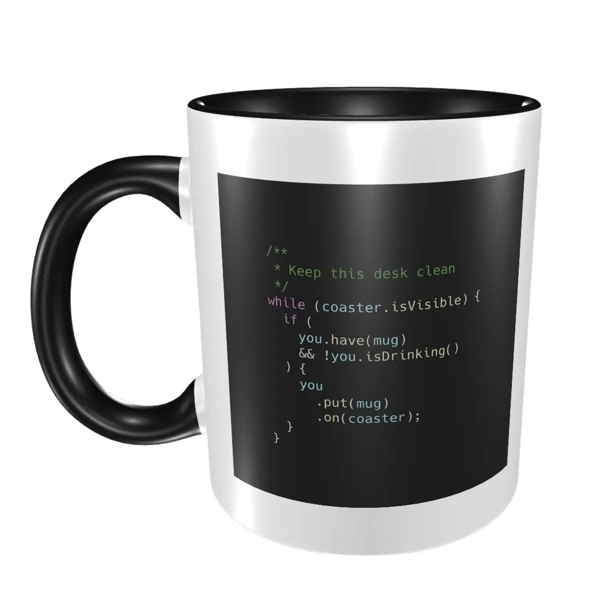 

The Perfect Coaster For Programmers Mug Funny Ceramic Coffee Cups Tea Mugs Milk Cup Drinkware Gift for Woman Man