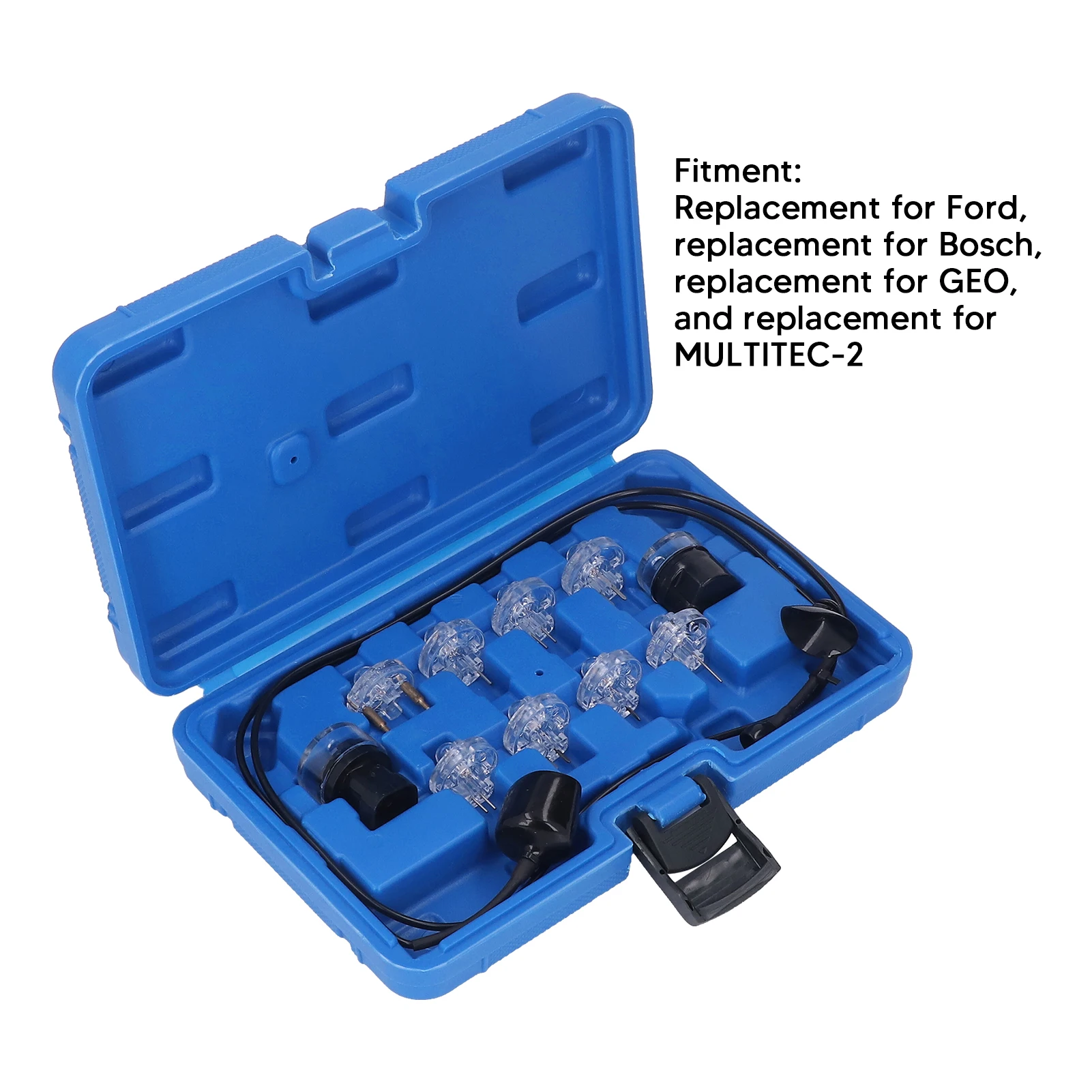 

11pcs Noid Light Set Fuel Injector Tester Tool Professional Car Diagnostic Tool with Storage Box