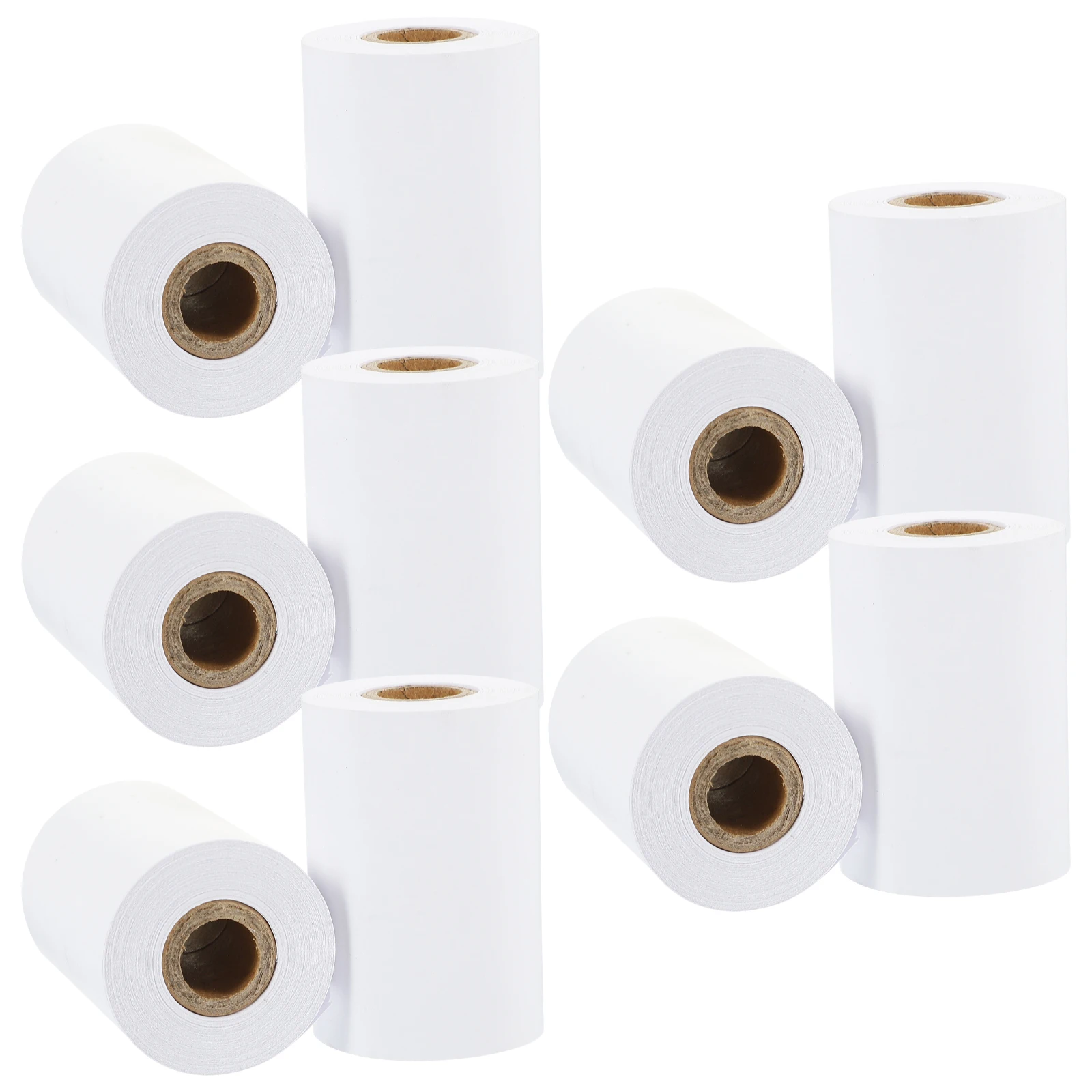 

10 Rolls Thermal Paper Receipt Print Credit Card Machine Reel White Premium Smooth Flat Clear Home Office Supermarket