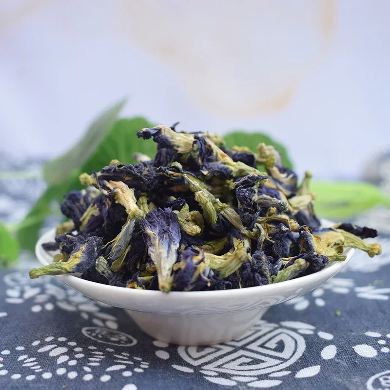 500g Clitoria Ternatea Tea.Blue Butterfly Dried Pea tea.Dried Clitoria kordofan pea flower.Thailand.kitchen toy