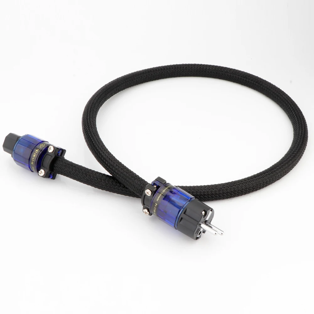 HIFI Furutech FI-e11-n1 (R) F1-11M-N1(R) Schuko power cable audio fever power cord gold-plated European standard Rhodium plug