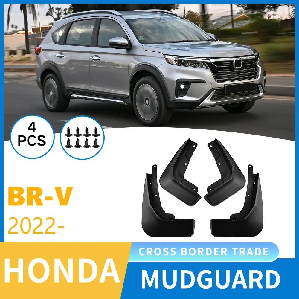 

For HONDA ALL NEW BR-V 2022 Mudflaps Front Rear Flares Splash Guards Cover Car Accessorie