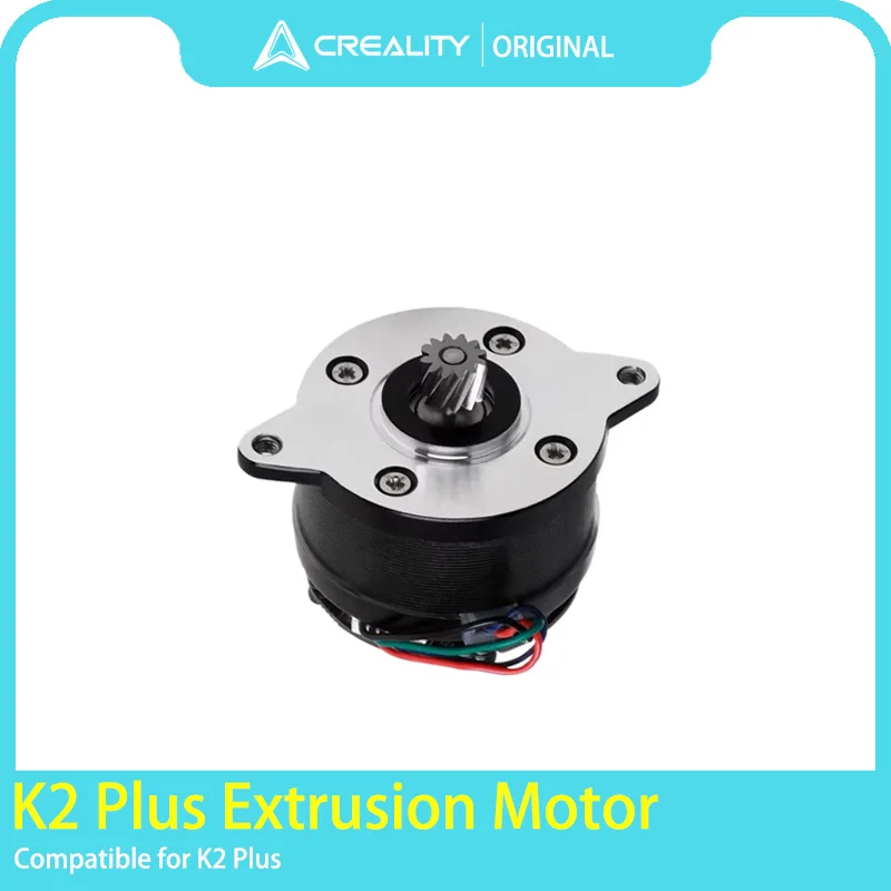 Creality Original K2 Plus Round Extruder Motor Circular Extruder Motor_0.8A_1.8 Degrees_L6_pressure Gear_D3_helical Gear_E Axis