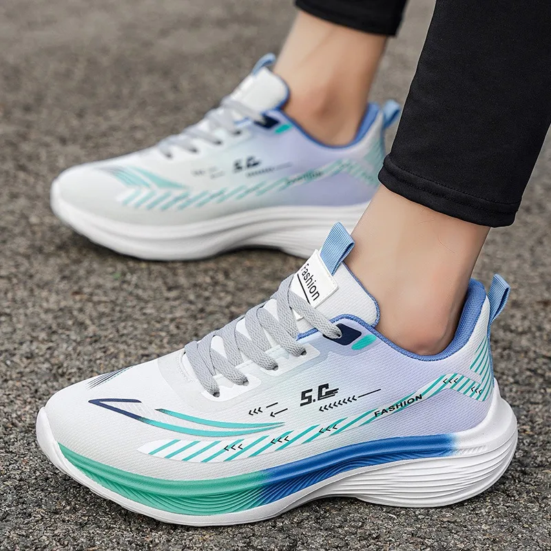 

2026 New Men's Running Shoes Cushioning Racing Marathon Athletic Shoes Comfortable Non-slip Sports Tennis Shoes