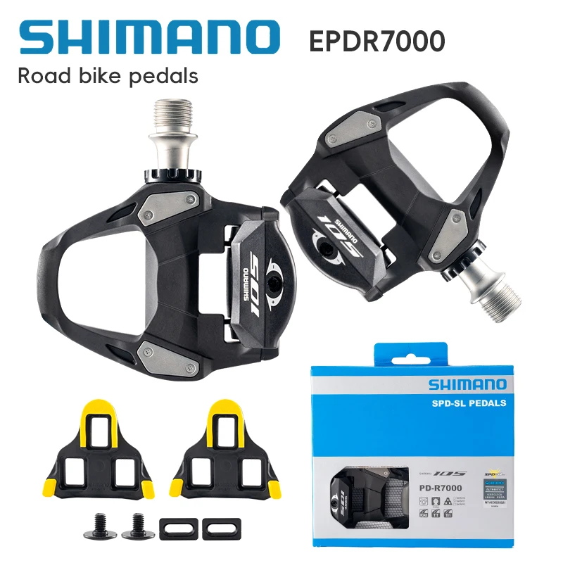 Shimano 105 R7000 Lock Pedal SPD Bicycle Pedal With SM-SH11 Cleats 105 R7000 Bike Pedals Automatic Locking Pedals