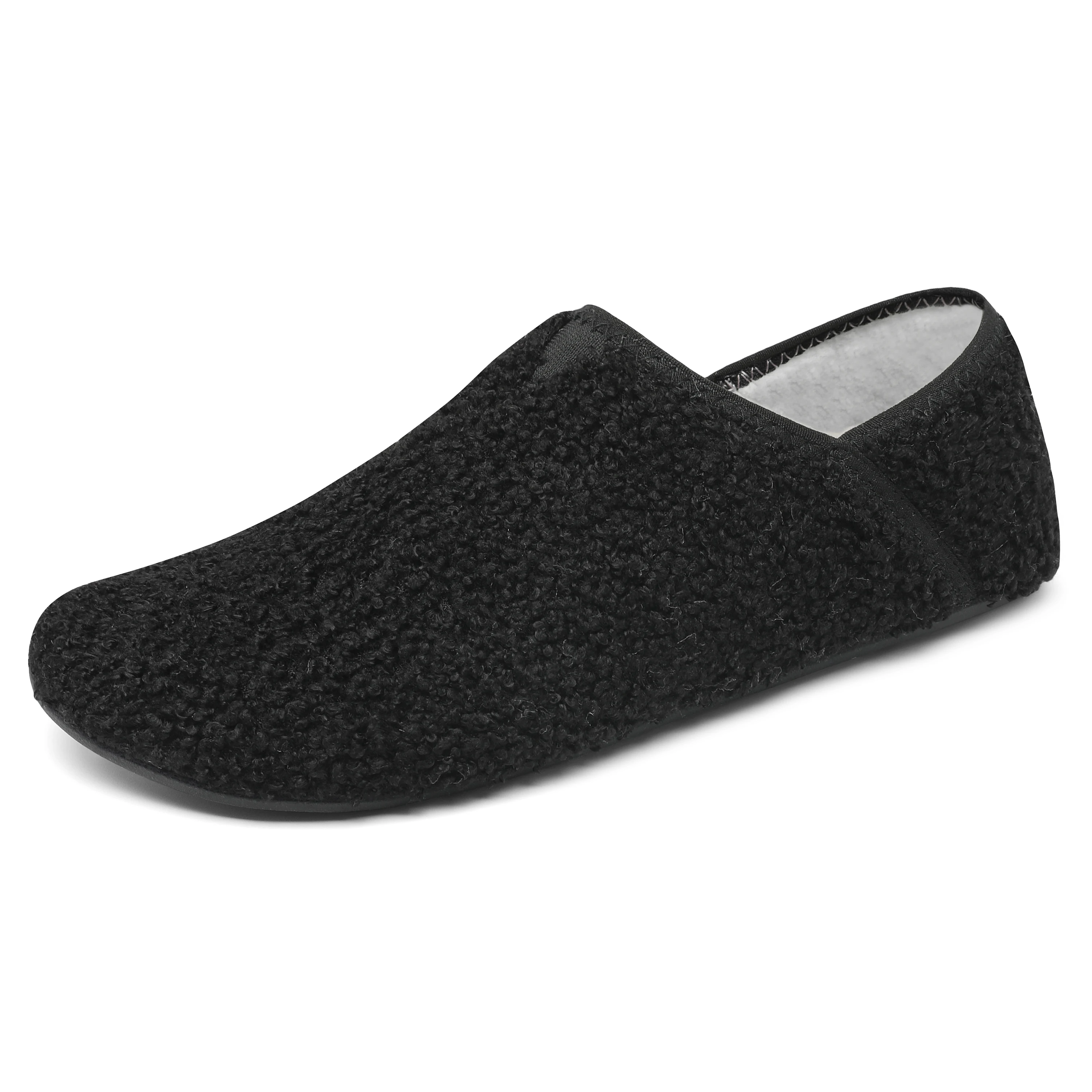 Indoor household shoes slippers soft-soled casual shoes non-slip lightweight fleece cotton shoes