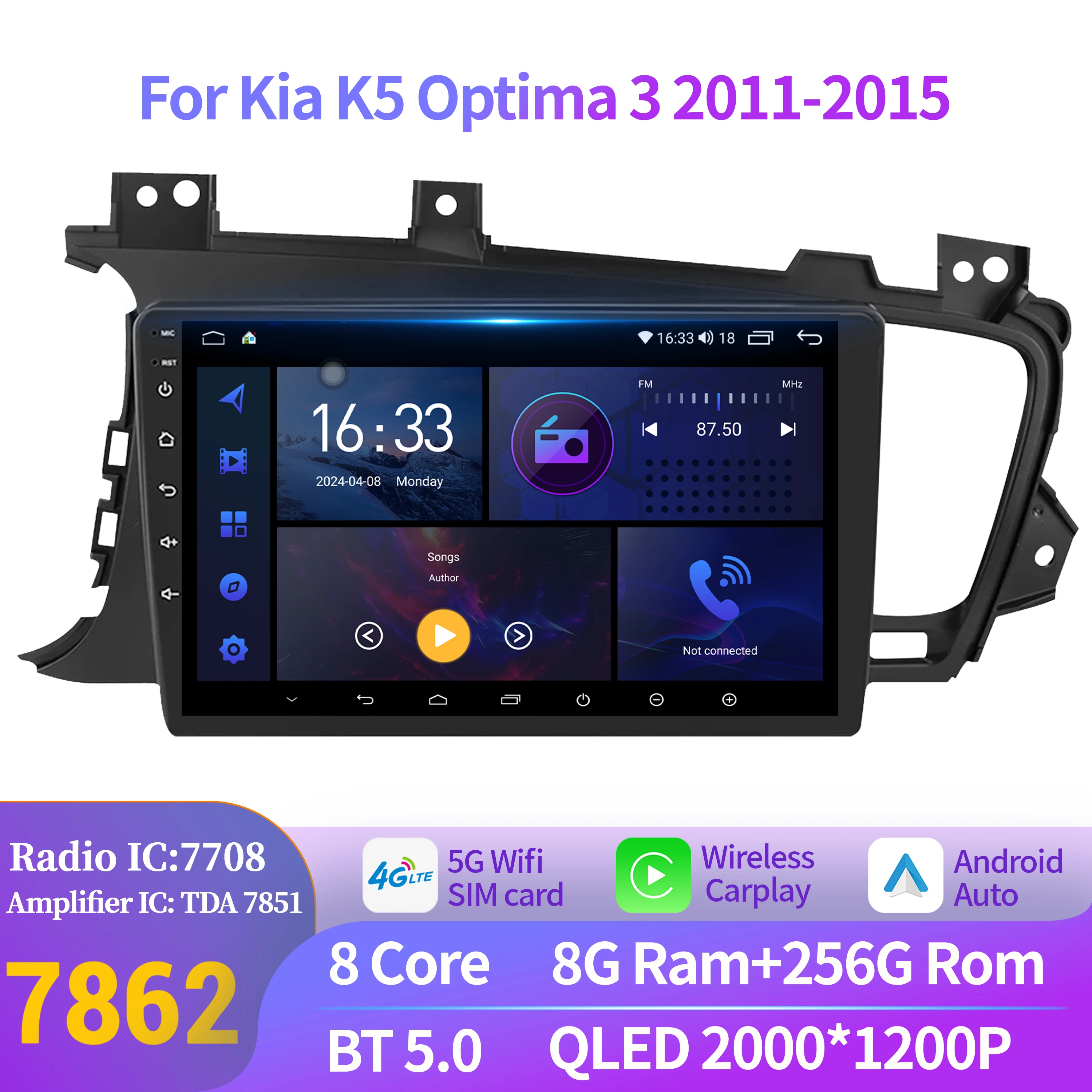 For Kia K5 Optima 3… - image