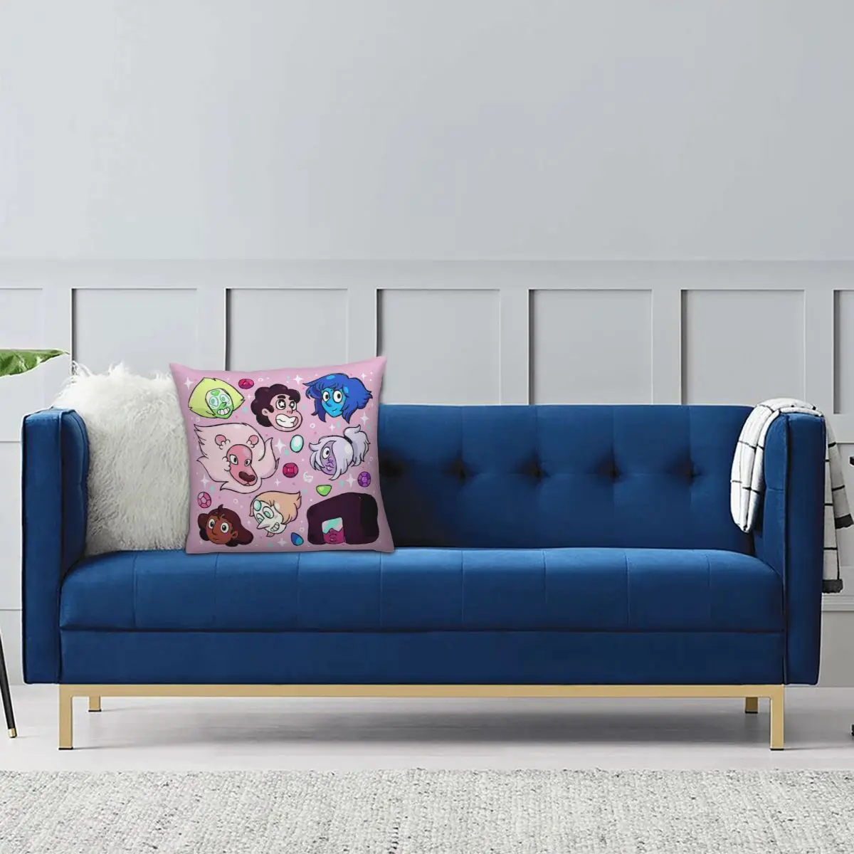 Funny Anime Steven Universe Square Pillowcase Pillow Cover Cushion Decor Comfort Throw Pillow for Home Car