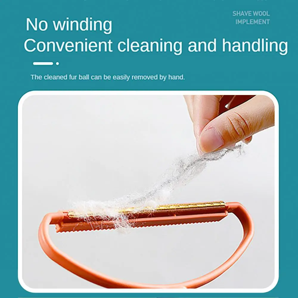 10~50PCS Fluff Cleaning Shave One Side Remove By Scraping Orange Color Pure Copper Household Cleaning Tools And Accessories