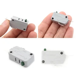 1pc High Quality 16A125V/250V KW3A Door Micro Switch Pin 2 5E4 10T105 Microwave Oven Normally Close Switch Tool