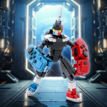 MOC Ideas Mecha Robots Transform Model Games Player Console Building Blocks Toys Assemble DIY Bricks for Children Toy Boy Gifts