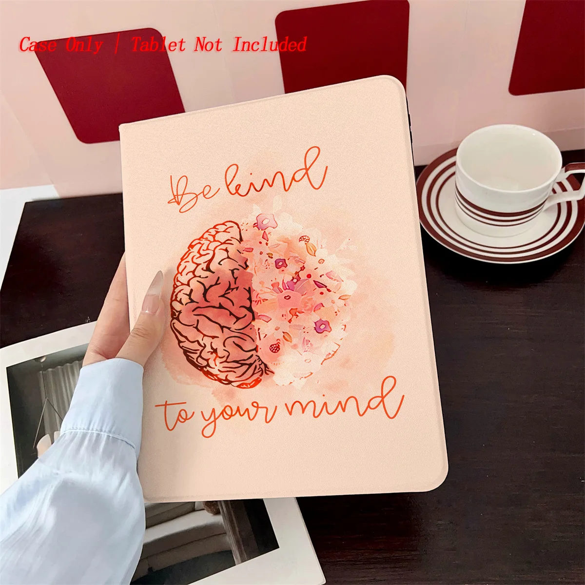 

Chic Orange Jellyfish Design iPad Case for Pro 11 3rd/4th Gen Air 2 9.7 Mini 4 Anti-Yellowing Cover